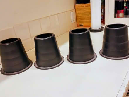 Photo of free Set of Bed Risers - Heavy Duty (Wallingford (Good Shepherd)) #1