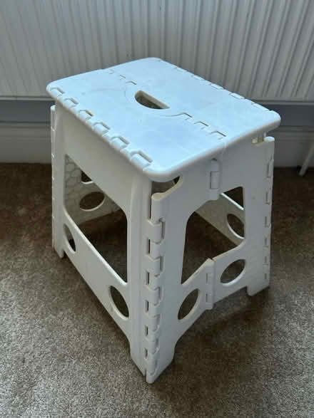 Photo of free Folding plastic stool, used (South Acton, W4) #1