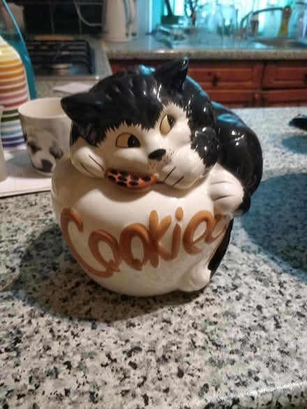 Photo of free small cookie jar (whiteinch, G14) #1