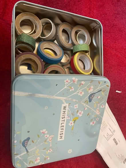 Photo of free Various washi tapes in metal tin (Abingdon OX14) #3