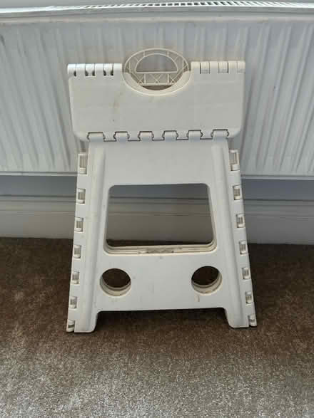 Photo of free Folding plastic stool, used (South Acton, W4) #2