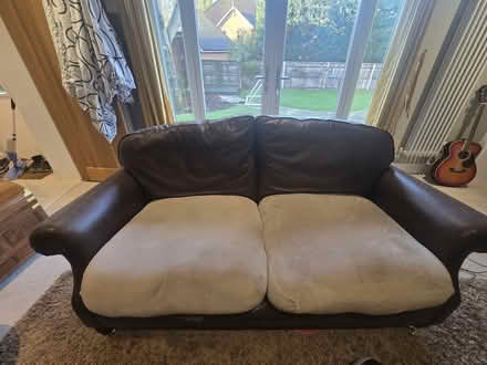 Photo of free Laura Ashley Leather Sofa (Twyford RG10) #3