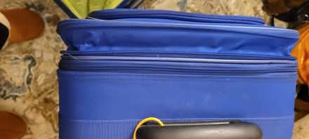 Photo of free Blue wheelie expandable suitcases 7cm x 47 cm x 25cm & 69cm (Scale Hall LA1) #2