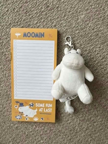 Photo of free Moomin keyring and tear off notepad (Cambridge GL2) #1