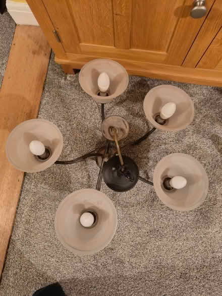 Photo of free 2 large light fittings (Thames Ditton KT7) #2