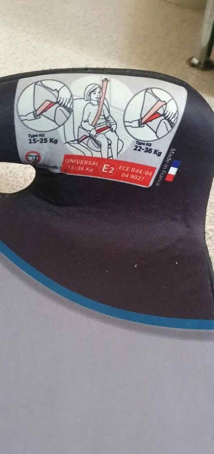 Photo of free child car seat (Abingdon OX14) #2