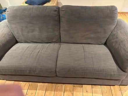 Photo of free Grey sofa (High Heaton) #2
