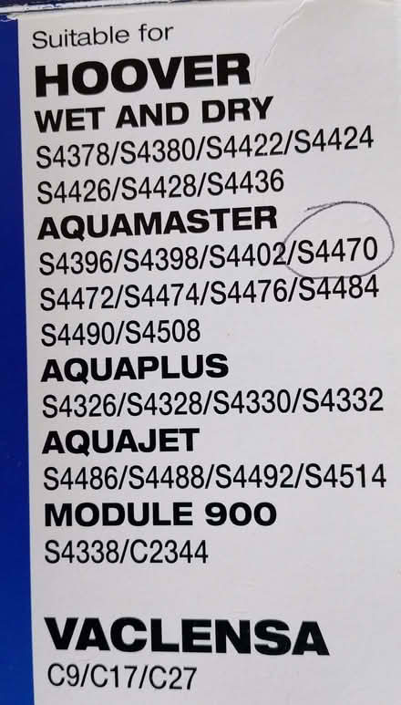 Photo of free Two vacuum cleaner paper dustbags - fit Vaclensa and Hoover (Sapley PE28) #1