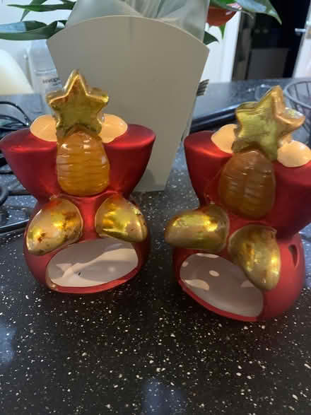 Photo of free Red angel tea light holders (CW11) #2