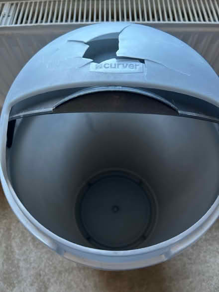 Photo of free Curver 50l plastic bin damaged (South Acton, W4) #4