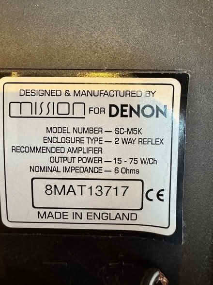 Photo of free Denon HiFi Speakers (Sciennes EH9) #3