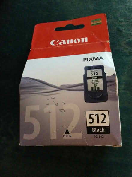 Photo of free Canon inkjet cartridge black code ref 512 (Lightpill GL5) #1