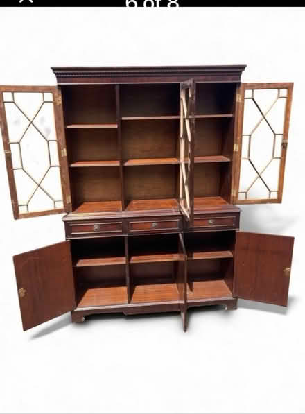 Photo of free Bookcase - Large - some TLC (Perrystown Dublin 12) #3