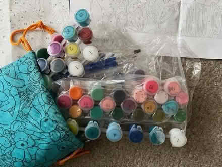 Photo of free Paint by numbers canvases, paints and brushes (Cambridge GL2) #2