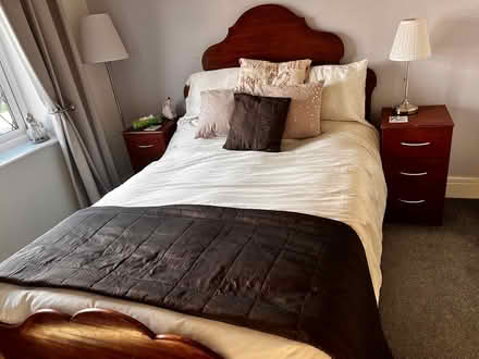 Photo of free Antique Double Bed (Clowne S43) #1