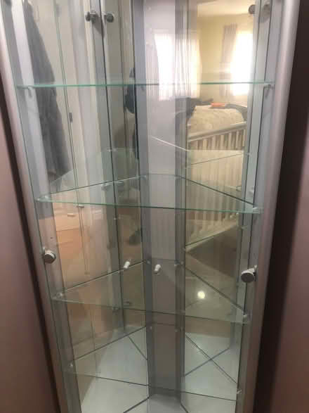 Photo of free Glass Mirrored Display Cabinet VGC (B30 Kings Norton) #2