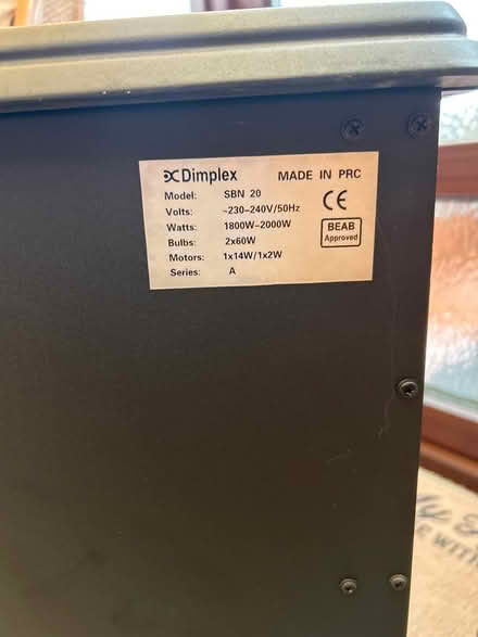 Photo of free Coal effect electric fire (Bearwood, BH11 9UH) #3