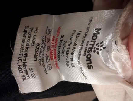 Photo of free Pillow protector pair (Skipton BD23) #2