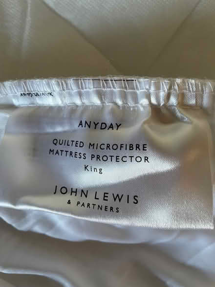 Photo of free King sized mattress protector (CO7 Wivenhoe) #1