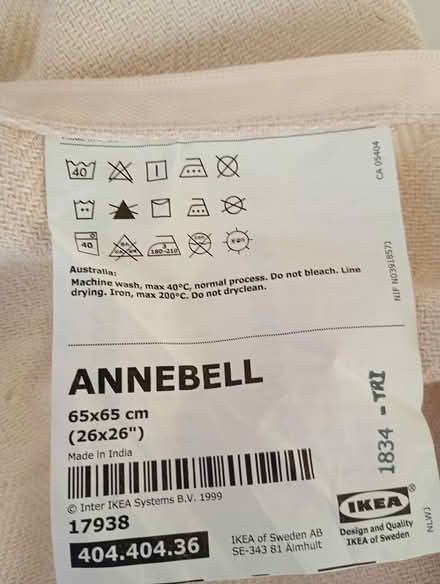 Photo of free 3 large IKEA cushions covers (Stroud GL5) #3