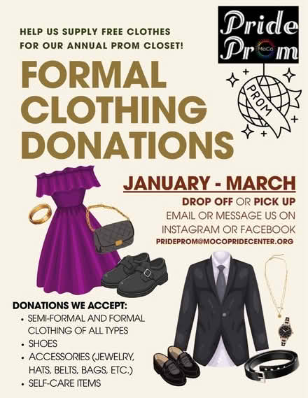 Photo of Pride Prom Clothing Drive (Aspen Hill) #1