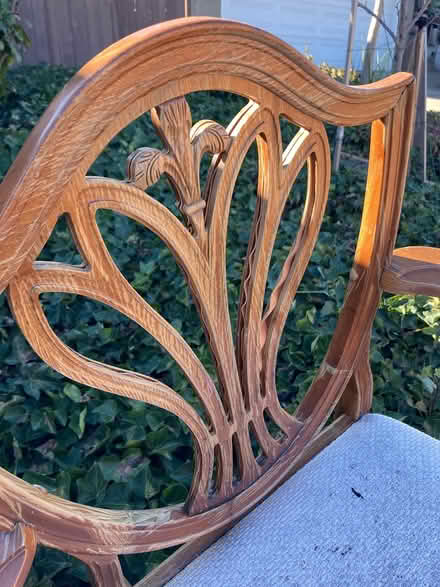 Photo of free Curb alert 7 vintage chairs good cn (Foothill Boulevard Cupertino) #2