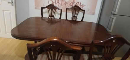 Photo of free dinning table with chairs (SR2) #1