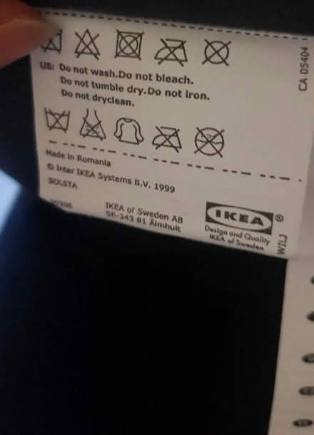 Photo of free Blue IKEA sofa bed (South Lambeth SW8) #3