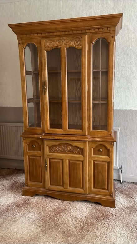 Photo of free Carved solid wood dresser (Kings Norton B38) #1