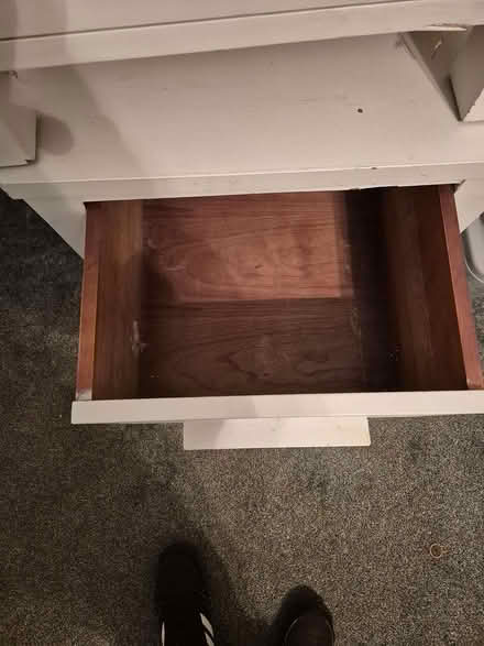 Photo of free White Solid Wood Side Cabinets (Bs34) #1
