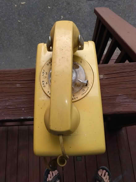 Photo of free old rotary wall-mount phone (Cambridge, Porter Square) #1