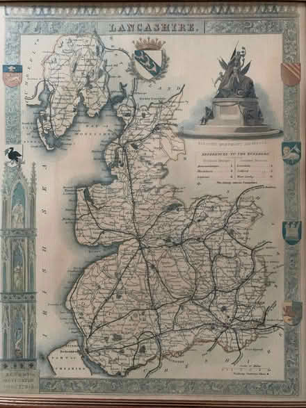 Photo of free Old map of Lancashire (Southport PR8) #1