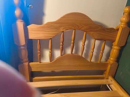 Photo of free Single bed frame (Greystones) #2