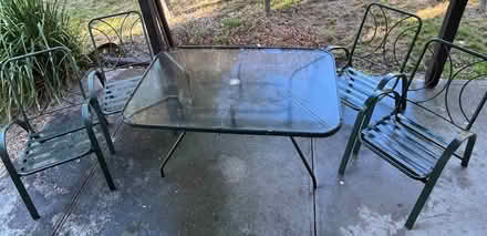 Photo of free Outdoor setting (1 table, 4 chairs) (Paterson, NSW) #2