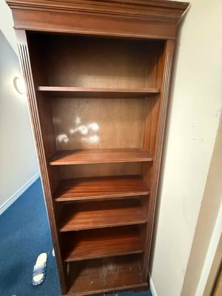 Photo of free Tall wood book shelve (GL51) #2