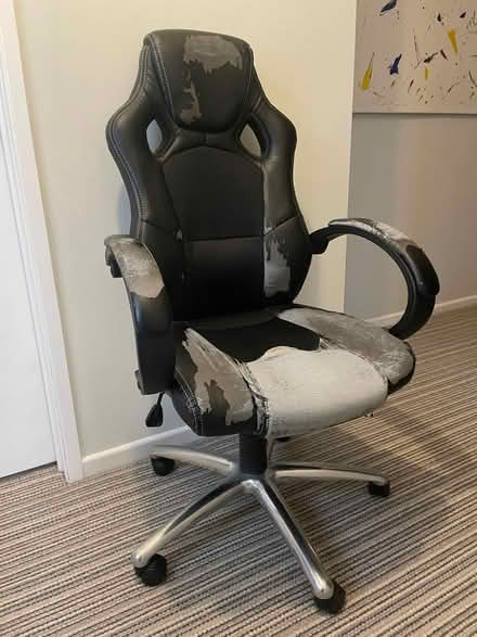 Photo of free Office / Gaming Chair, needs TLC (BH17 9AF) #2