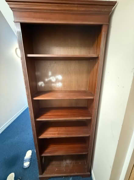 Photo of free Tall wood book shelve (GL51) #1