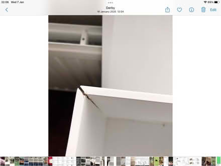Photo of free Glossy White storage box. (Littleover DE23) #3