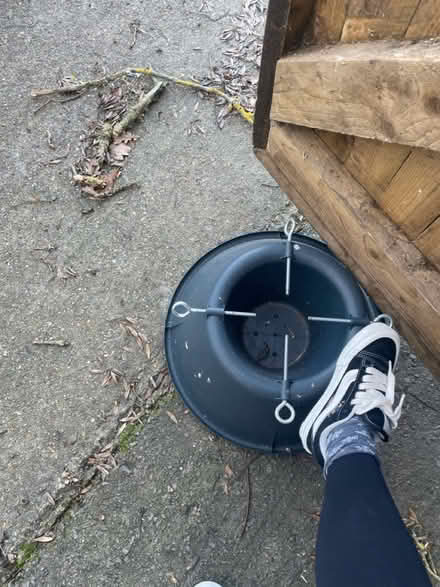 Photo of free Plastic Christmas tree stand (Hurn BH23 6DT BH23) #2