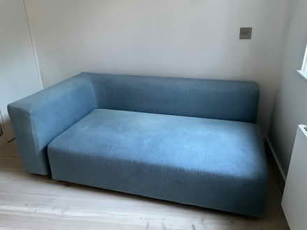 Photo of free Sofa (chaise longue style), blue (Highbury N7) #2