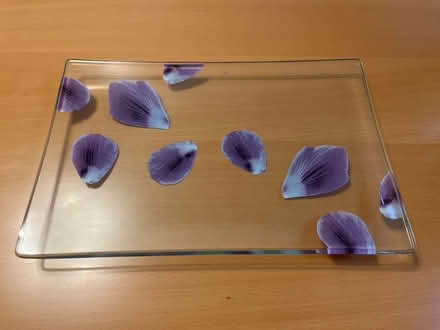 Photo of free Decorative glass plate (Odd Down) #1