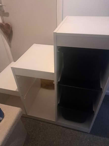 Photo of free Kallax with three boxes (Langley mill Nottinghamshire) #1