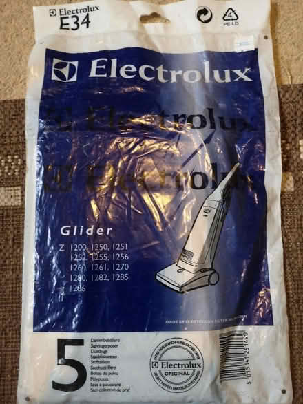 Photo of free 4 Electrolux Dustbags (City Point DE24) #1