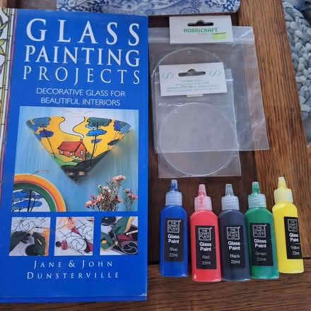 Photo of free Glass painting book, paints a discs (Rother TN35) #1