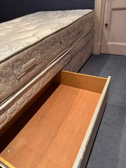 Photo of free Sealy Posturepedic Single bed and base with 2 drawers (Hanley Swan WR8) #3