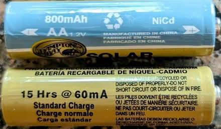 Photo of free AA Rechargeable Batteries (Cuesta Park) #1