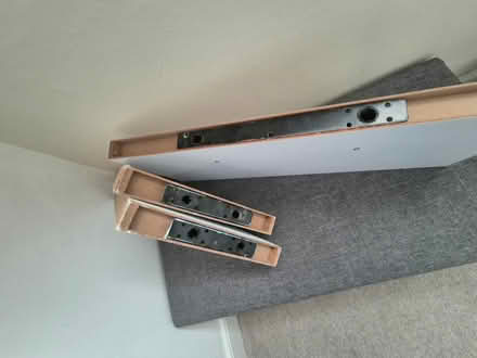 Photo of free 3 floating shelves with brackets (Ashington (NE63)) #3