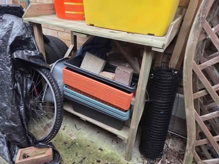 Photo of free Wooden potting table (Canvey Island, SS8) #1