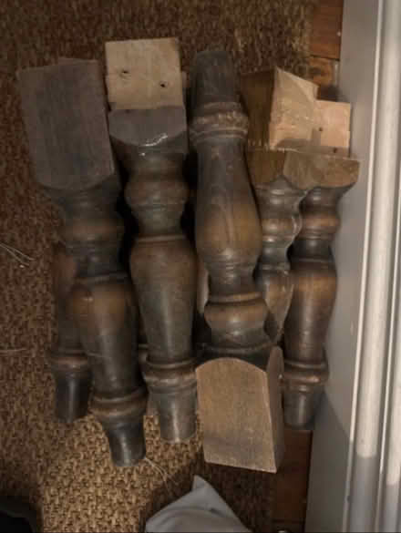 Photo of free Wood furniture legs (Leyton/Stratford E15) #1