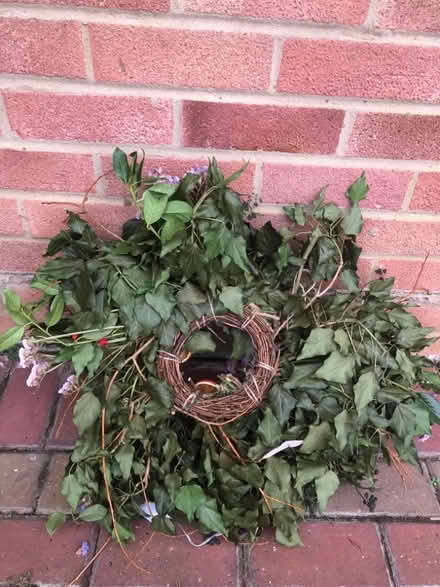 Photo of free Christmas wreath with lights (Whitehill SG4) #1